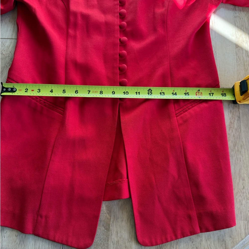 Vintage Red Women's Suit - Picture 10 of 11